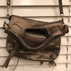 Foley and Corinna metallic gold purse
